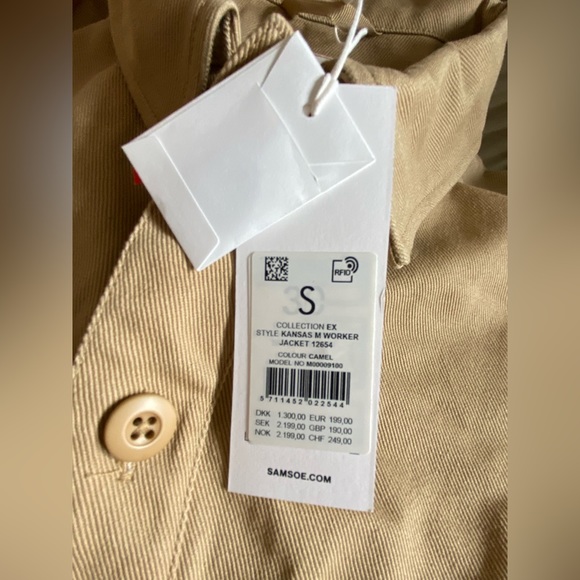 Samsoe Samsoe x Kansas - camel/khaki one piece jumpsuit men’s size small - Picture 5 of 5